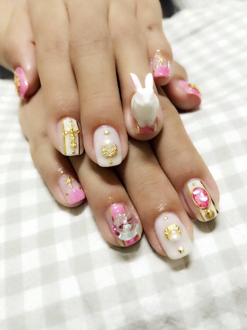เล็บเจลลายกระต่าย-4