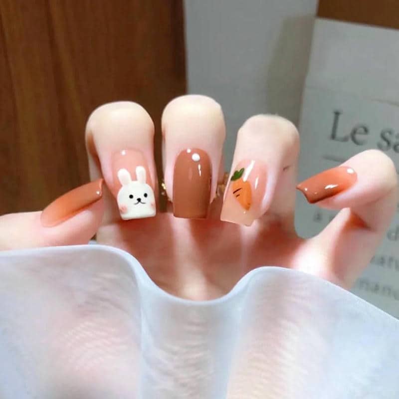 เล็บเจลลายกระต่าย