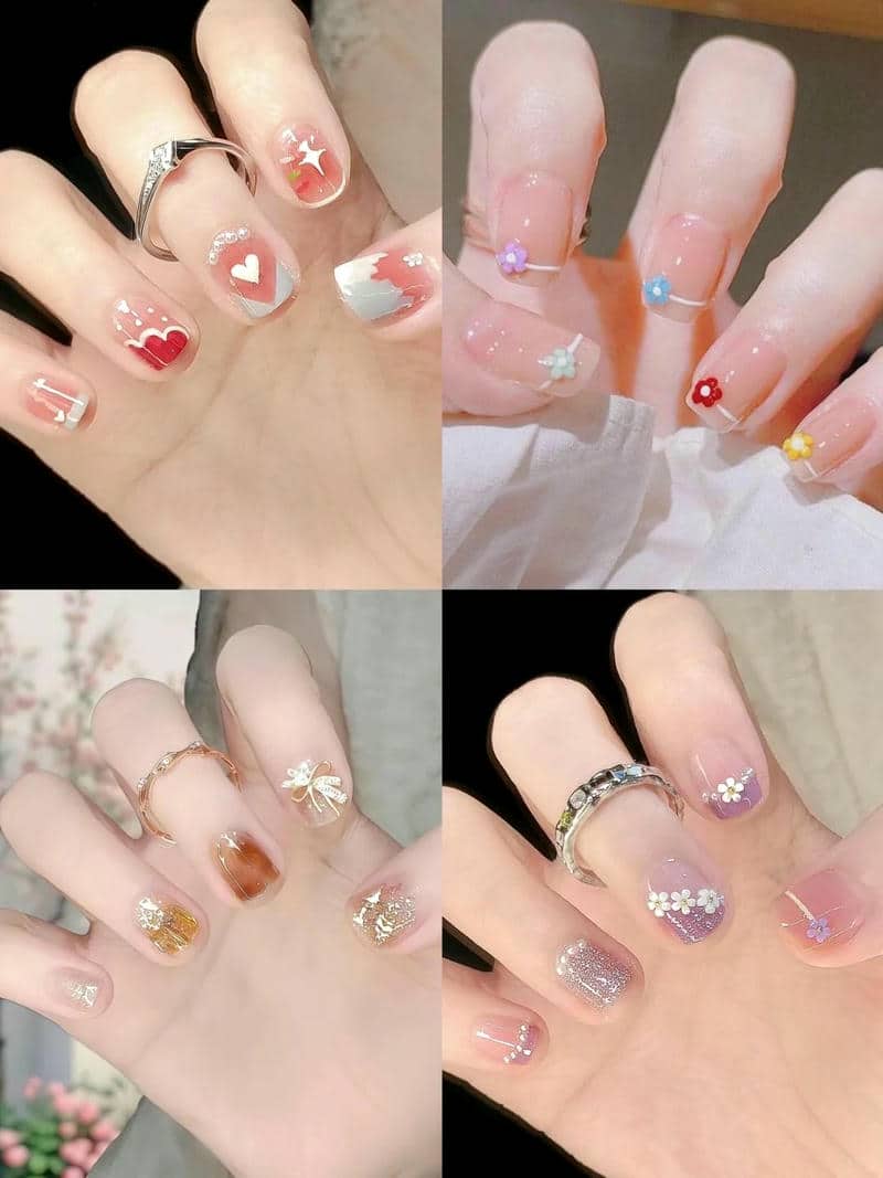 เล็บเจลลายการ์ตูน