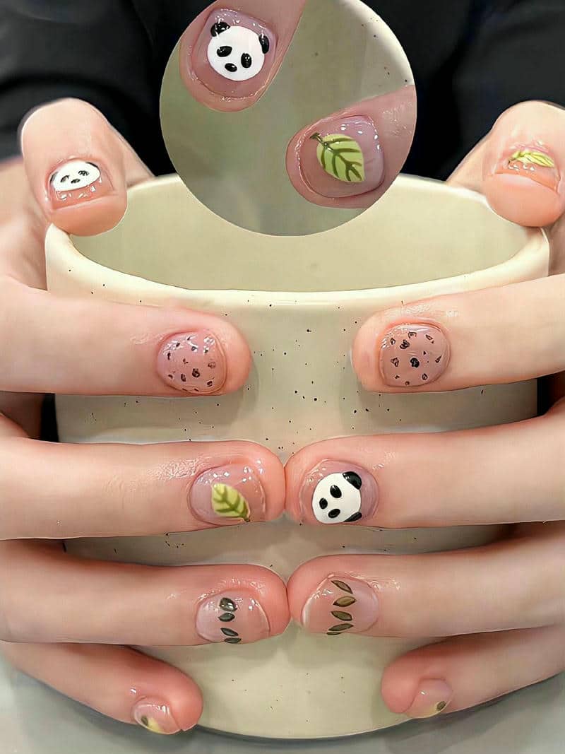 เล็บเจลลายน่ารัก