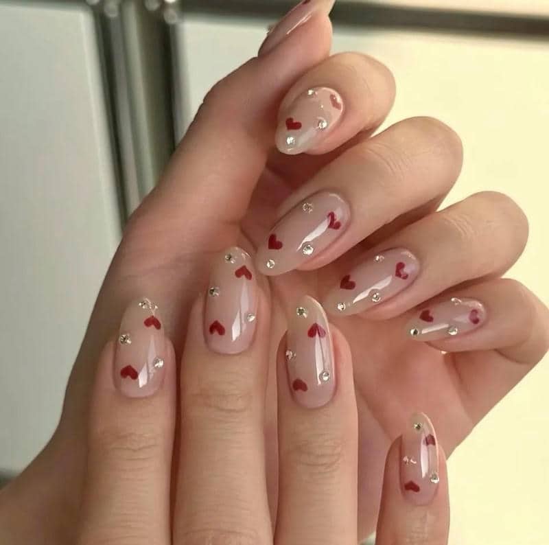 เล็บเจลสีลูกแก้วสวยๆ