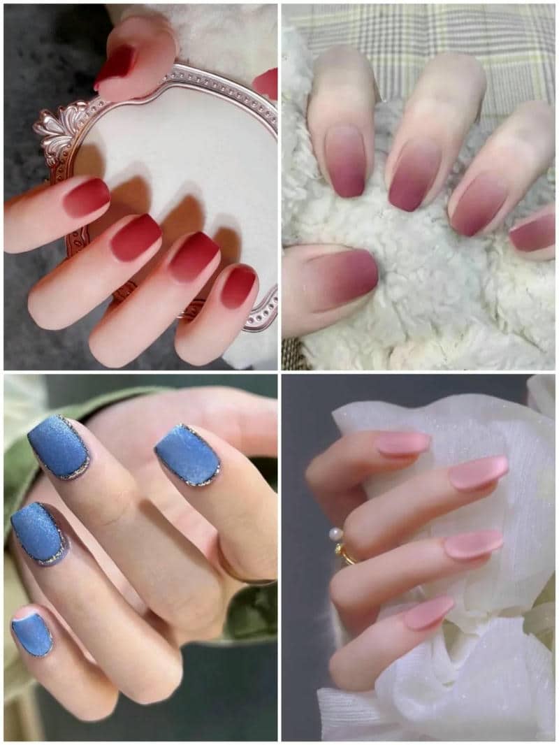 เล็บเจลสีเงิน-1