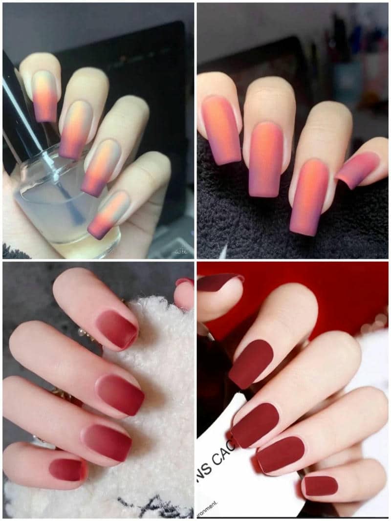 เล็บเจลสีเงิน