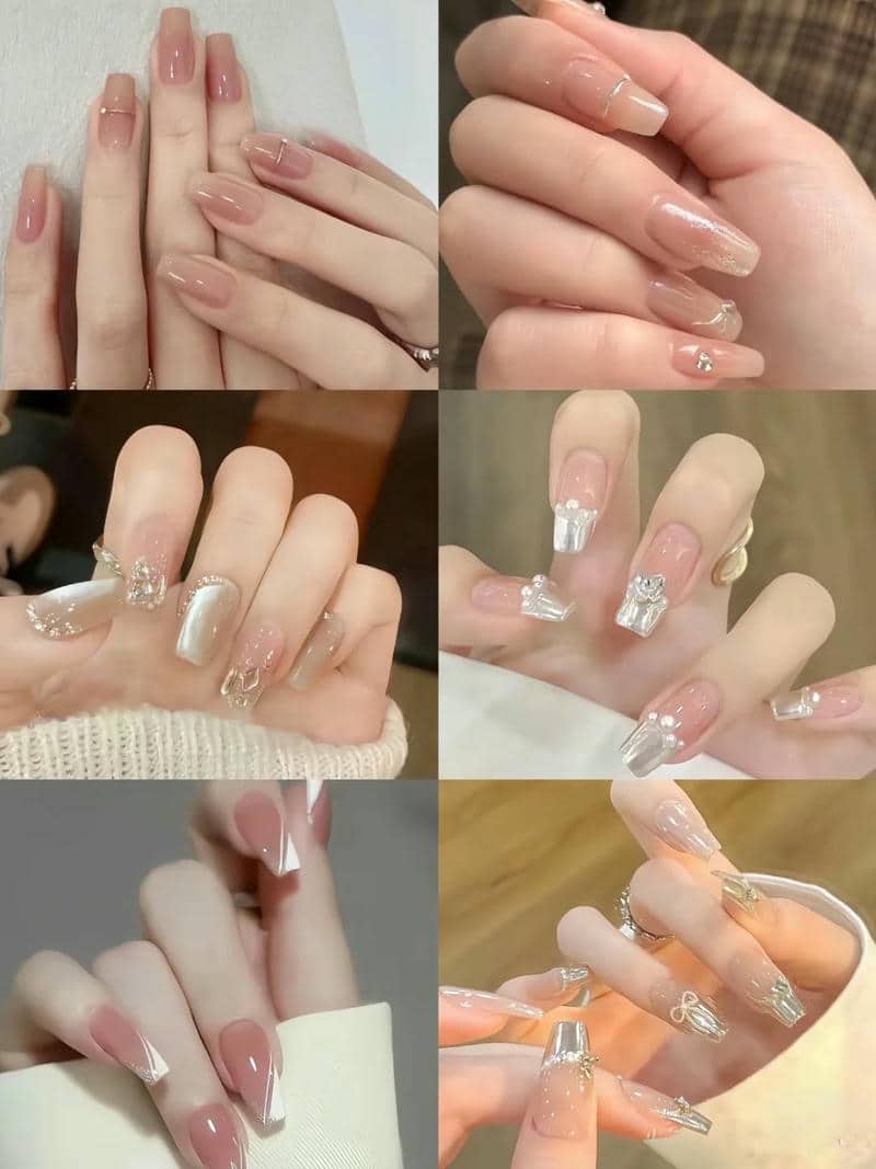 เล็บเจลไล่สีพาสเทล