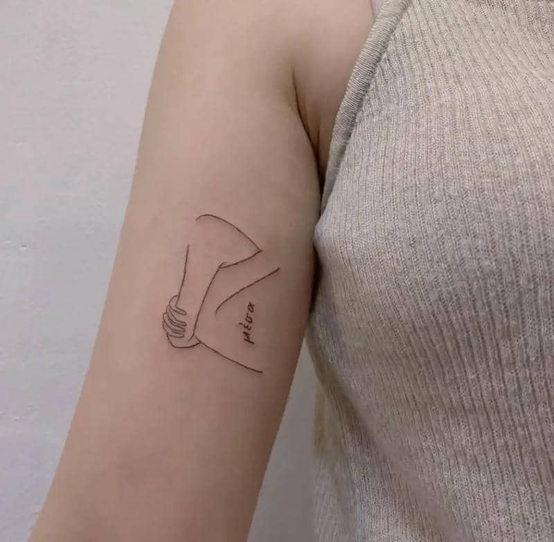 แบบลายสักมินิมอล