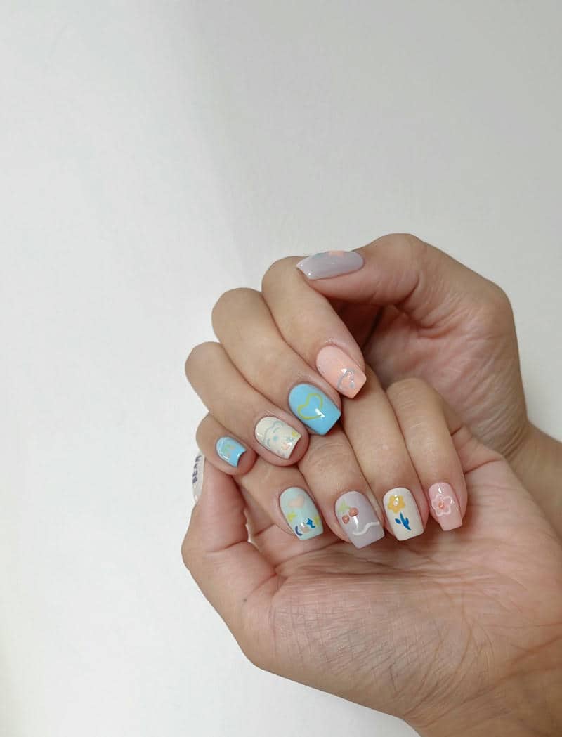 แบบสีเล็บเจล