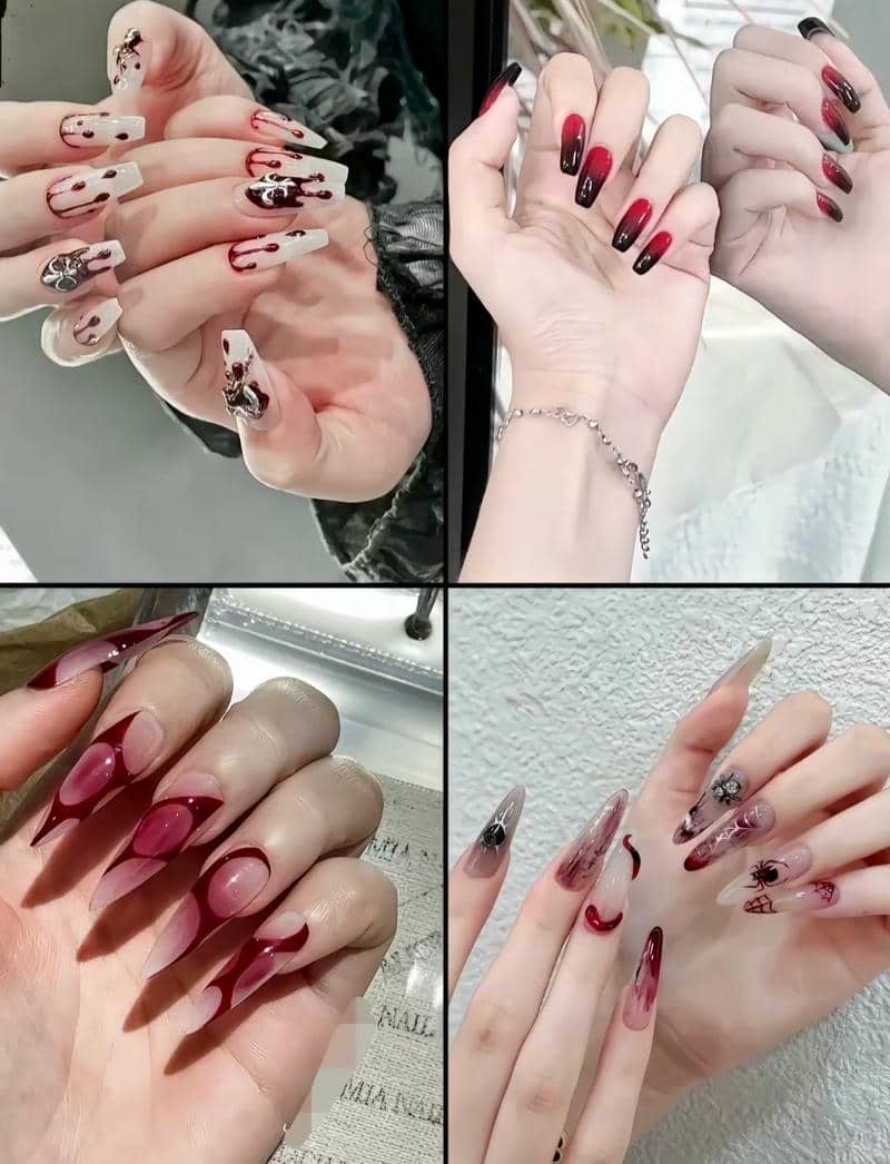 แบบเล็บฮาโลวีน-1