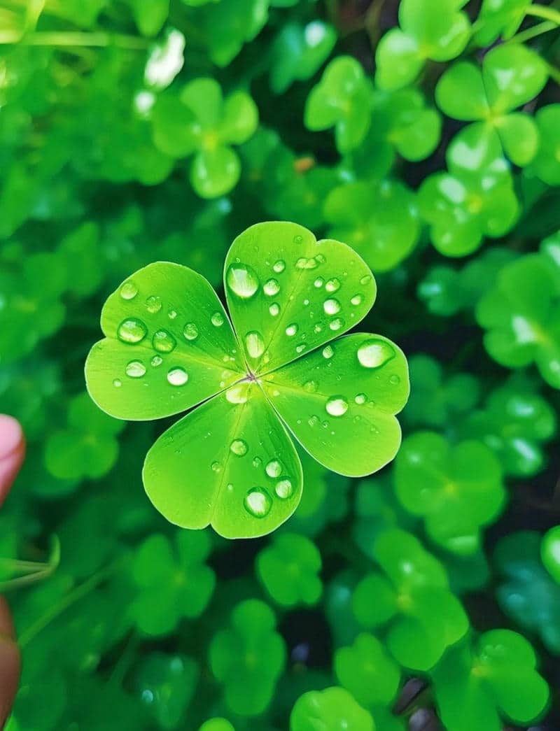 ใบโคลเวอร์ 4 แฉก สวยๆ-1