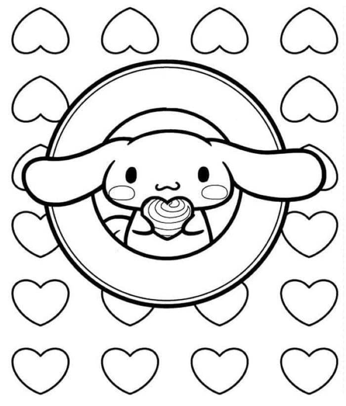 cinnamoroll ระบายสี