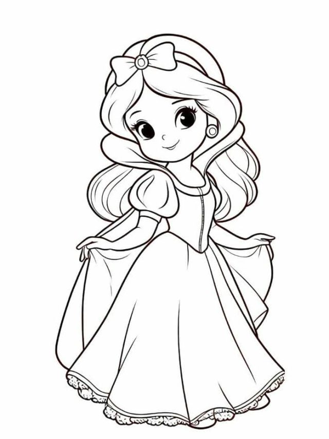 ภาพระบายสี ตุ๊กตา-2