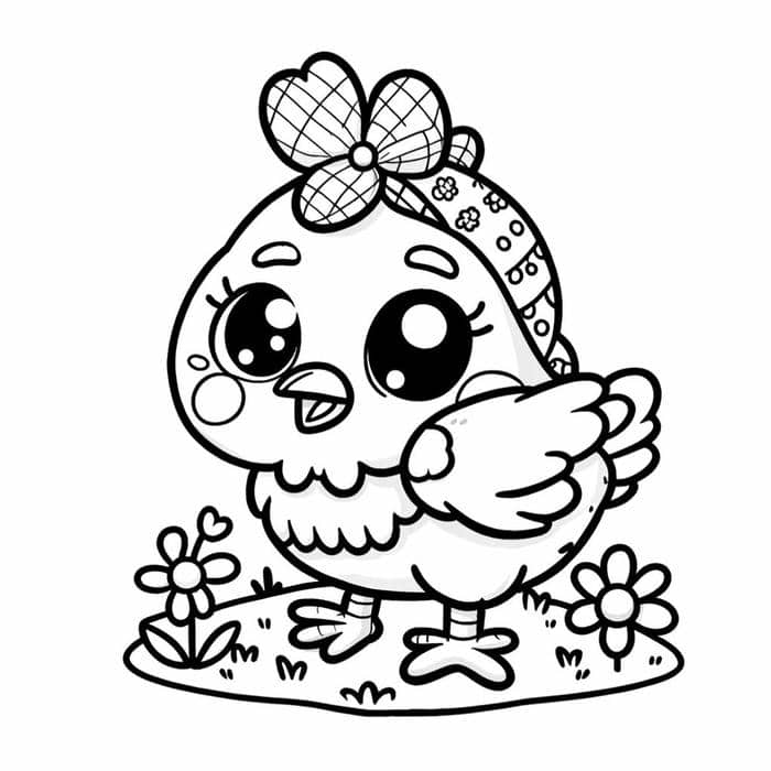 ก ไก่ระบายสี-1