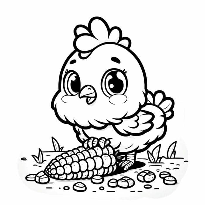 ก ไก่ระบายสี-2