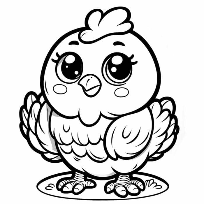 ก ไก่ระบายสี
