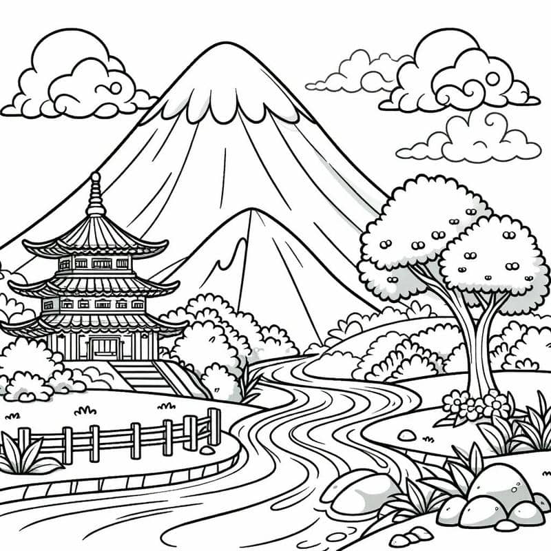 ทิวทัศน์ ภาพ วาด กลางคืน-1