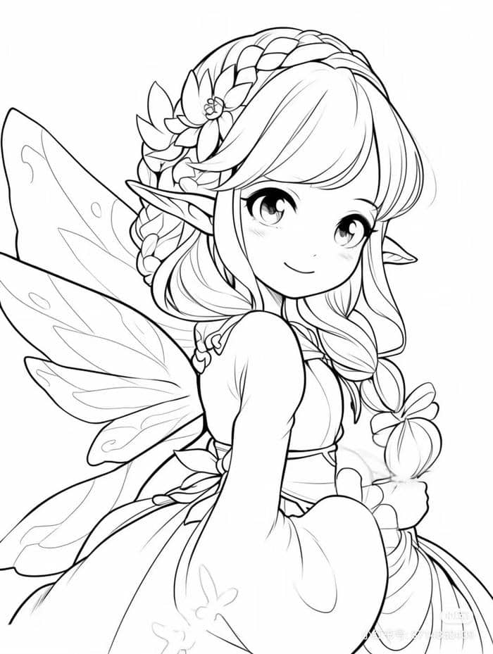 ภาพ ระบายสี ตุ๊กตา-1