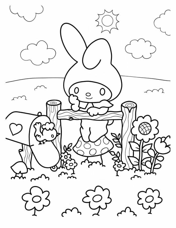 ภาพ ระบายสี มา ย เมโลดี้ ระบายสี-2