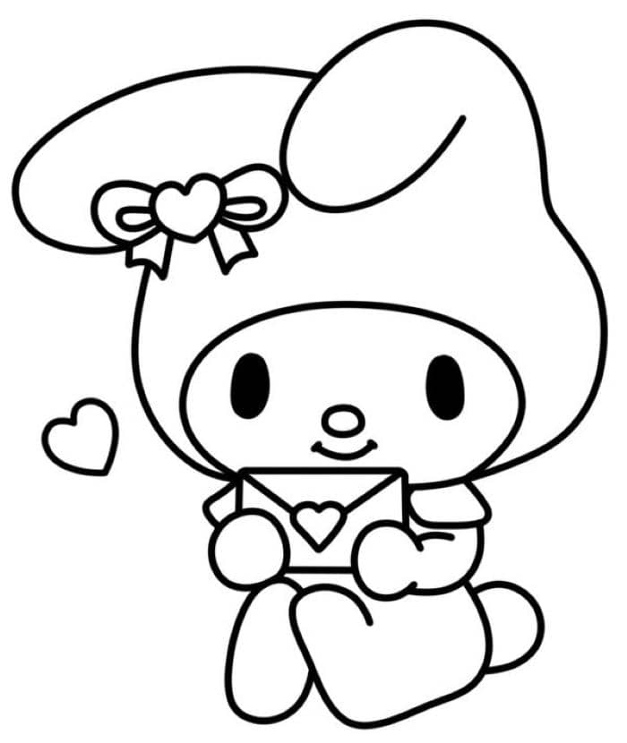 ภาพ ระบายสี มาย เมโลดี้ ระบายสี-1