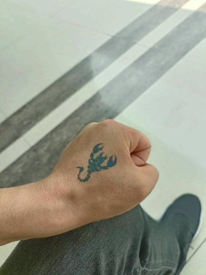 รูปรอยสักแมงป่อง