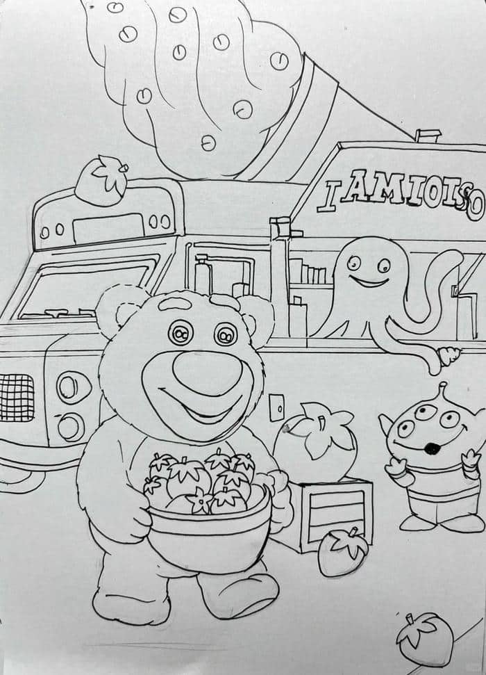 รูประบายสีสตรอเบอรี่-1