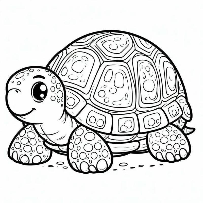 รูปเต่าระบายสี
