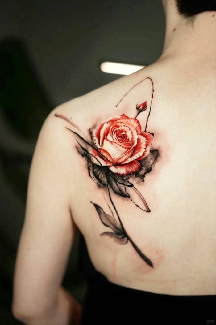 ลายสัก กุหลาบ-1