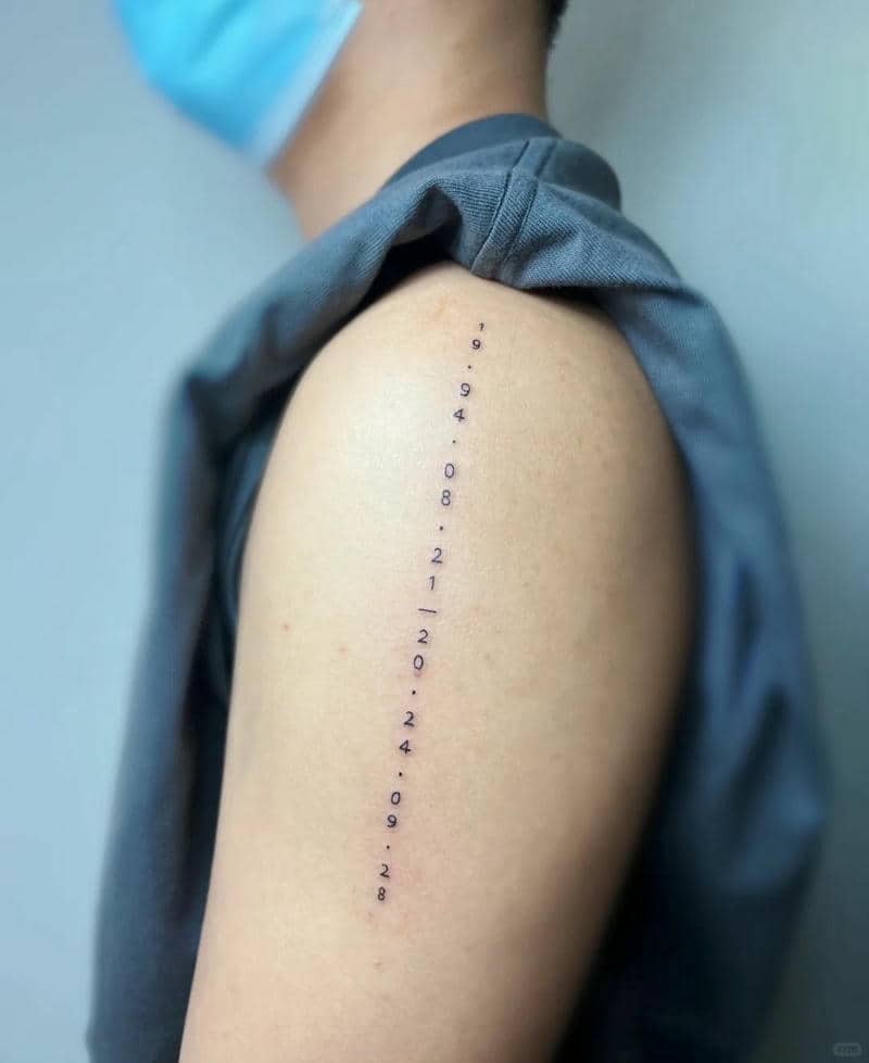 ลายสัก วันเกิด