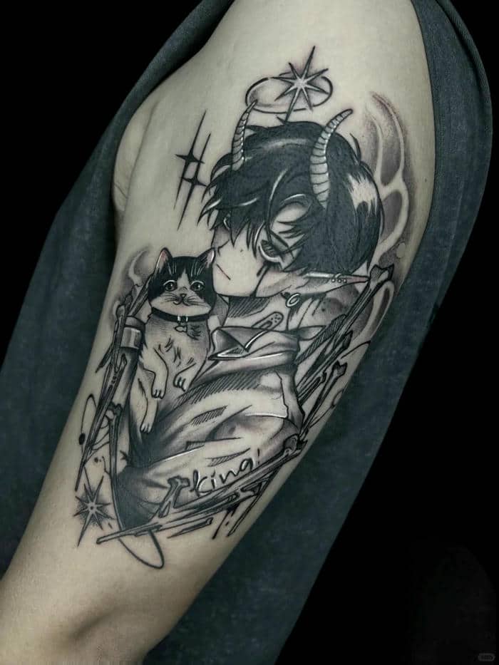 ลายสัก อนิเมะ