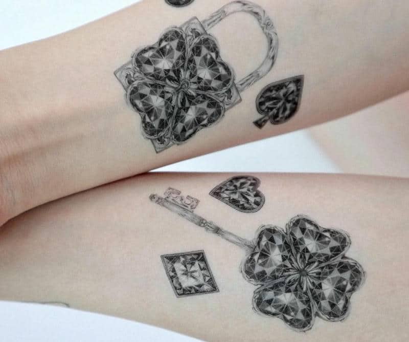 ลายสักกุญแจ