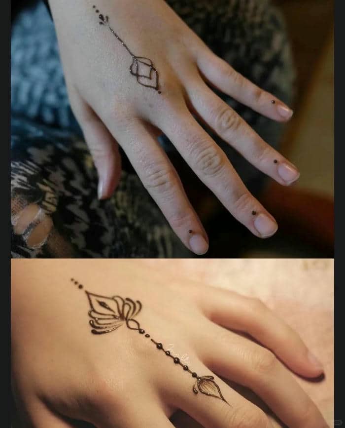 ลายสักที่นิ้วมือ