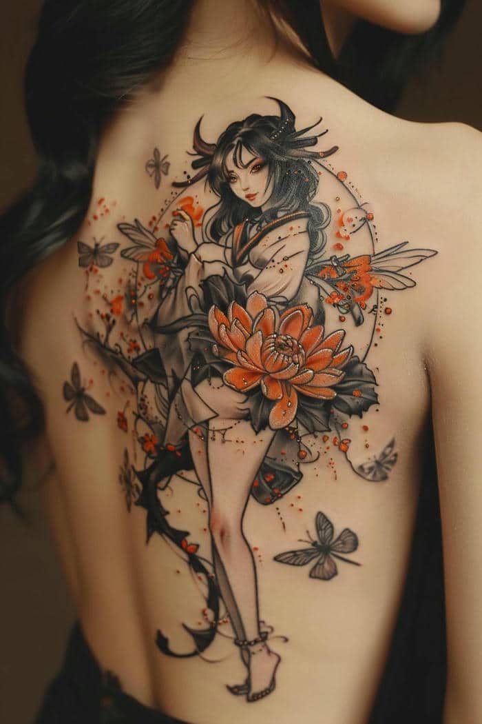 ลายสักผู้หญิง+ความหมายดีๆ