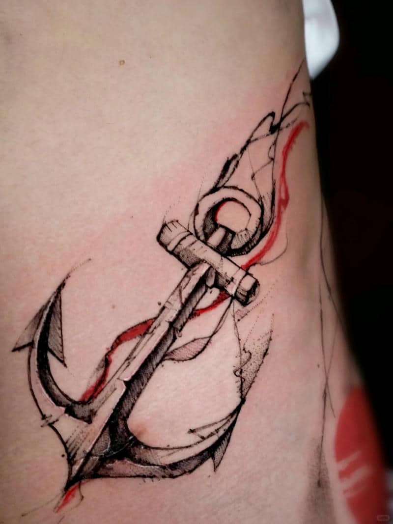 ลายสักสมอเรือสวยๆ