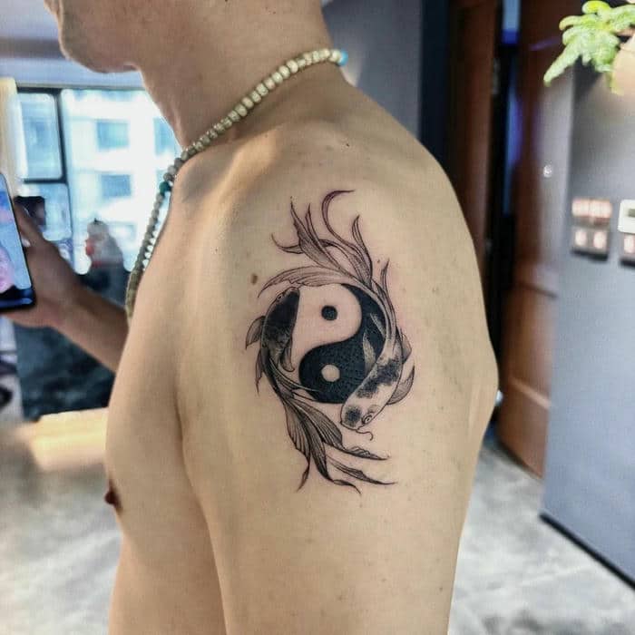 ลายสักหยินหยาง