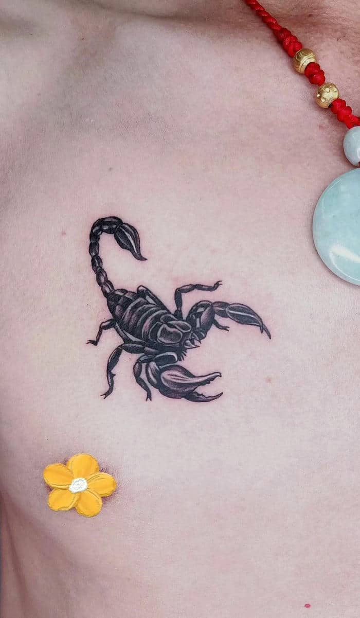 ลายสักแมงป่องสวยๆ