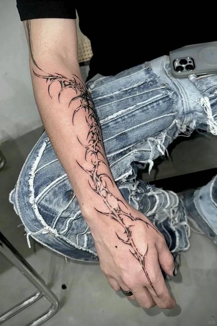 ลายสักโครงกระดูก