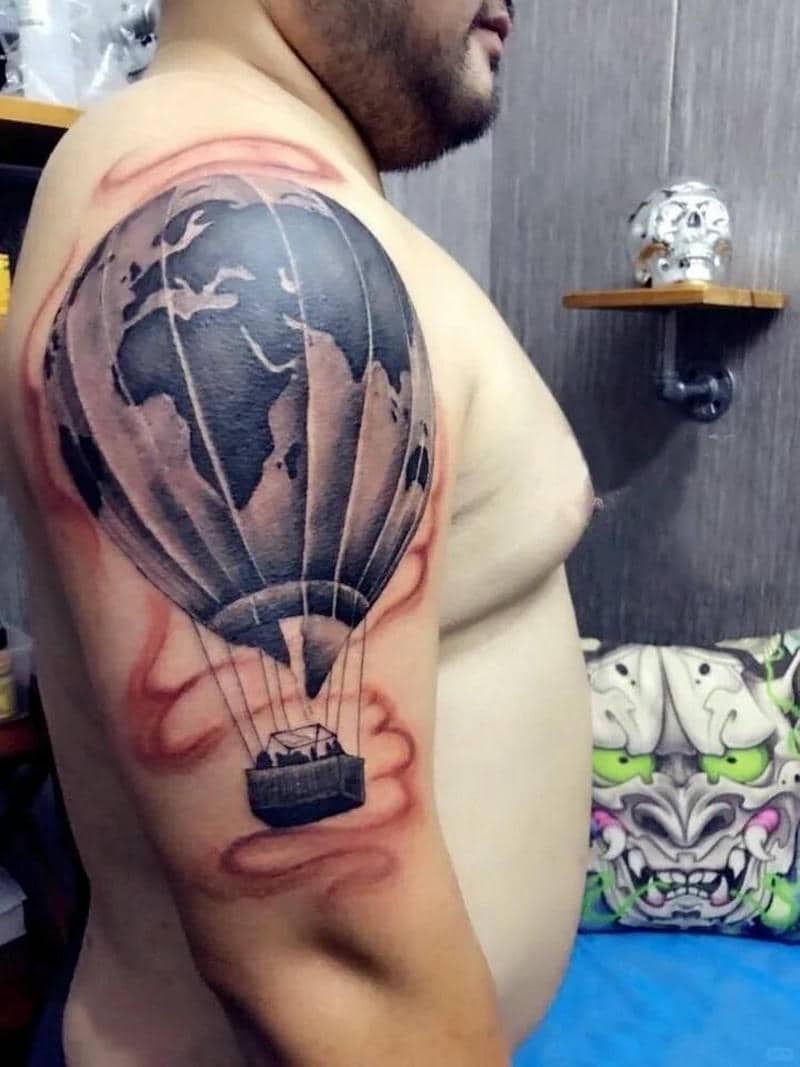 อากาศร้อน tattoo