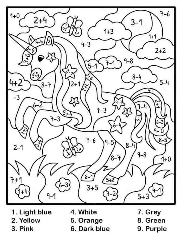 ภาพ ระบายสี ตัวเลข-2