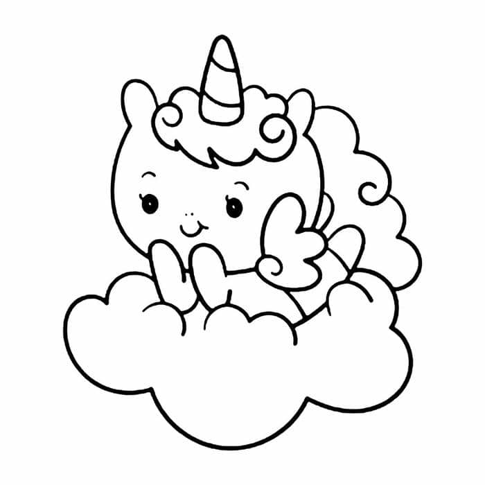 ภาพ ระบายสี ยูนิคอร์น-1