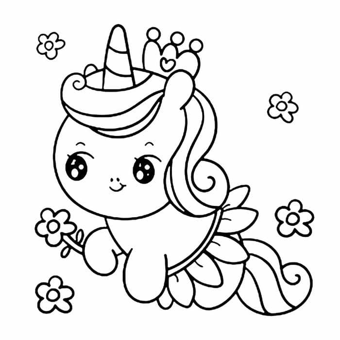 ภาพ ระบายสี ยูนิคอร์น-3