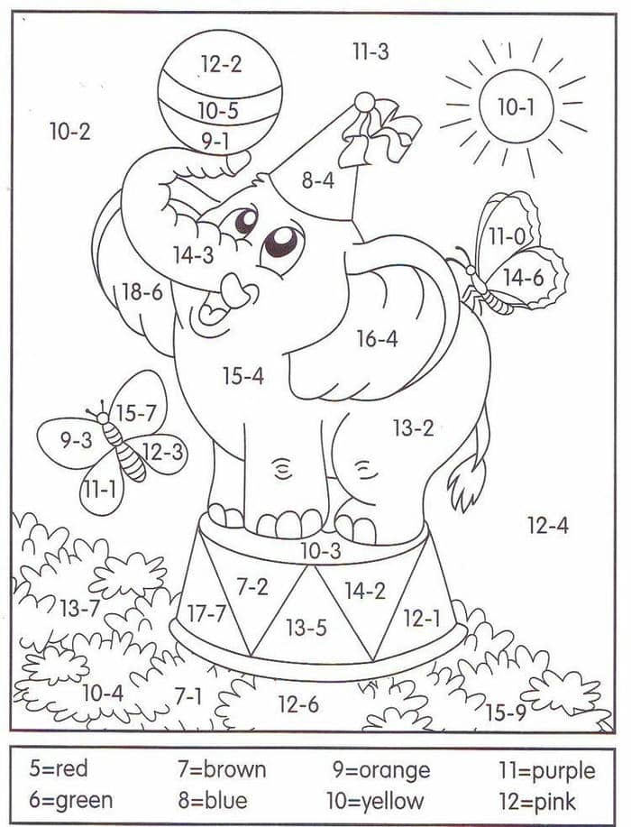 ภาพ ระบายสี ระบายสี ตาม ตัวเลข-2