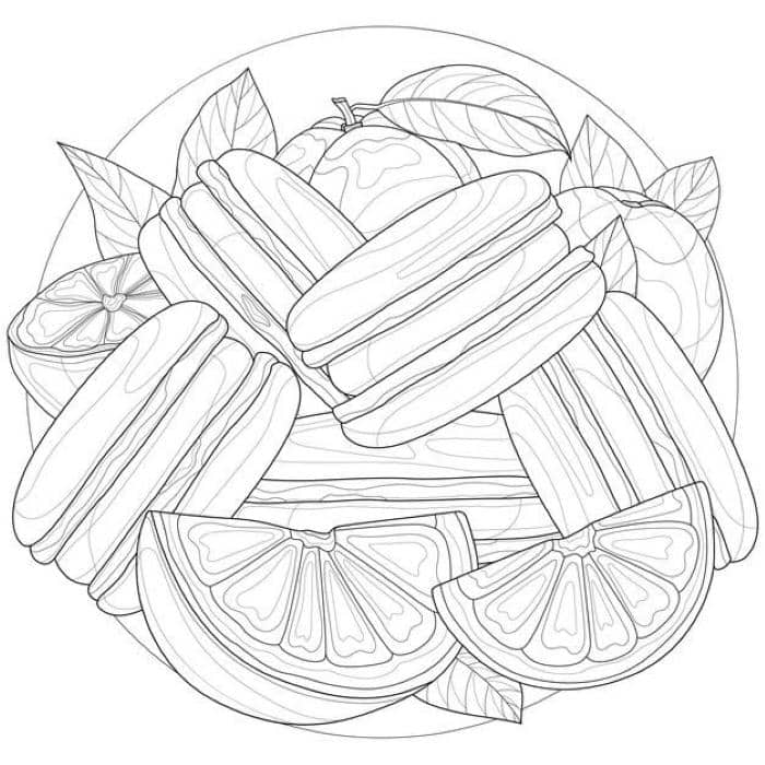 ภาพ ระบายสี ระบายสี อาหาร-1