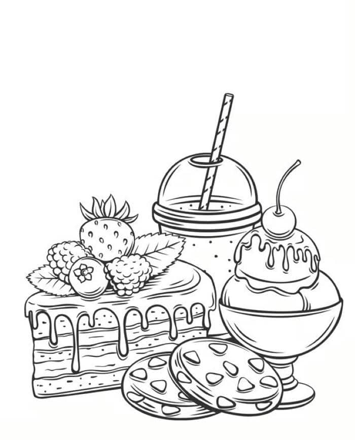 ภาพ ระบายสี อาหาร หลัก 5 หมู่
