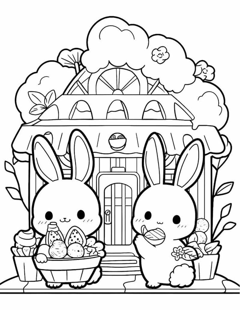 รูประบายสี กระต่าย-1
