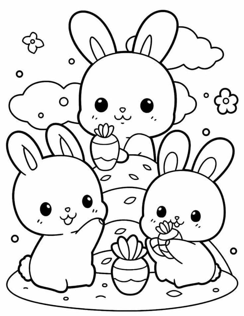 รูประบายสี กระต่าย