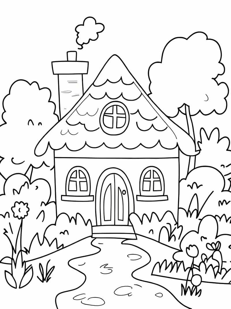 รูประบายสี บ้าน